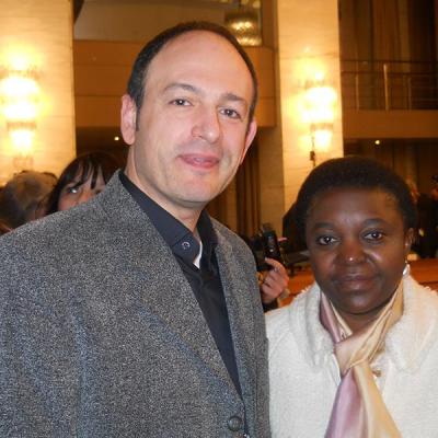 Con il Ministro per l'integrazione Cécile Kyenge