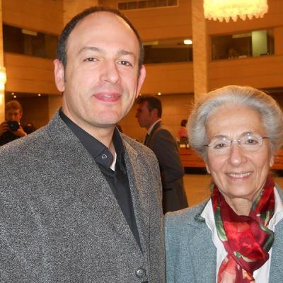 Con Piera Levi Montalcini